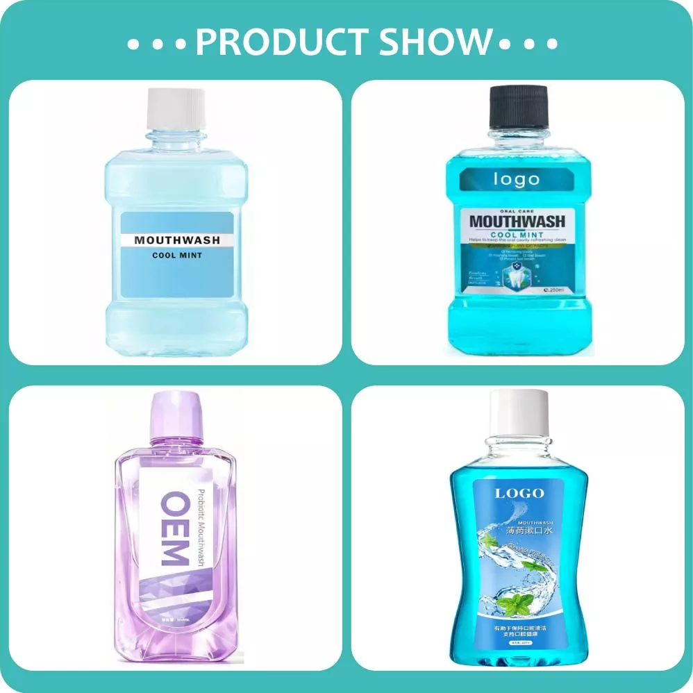 100ml Mint Mouthwash Bottle